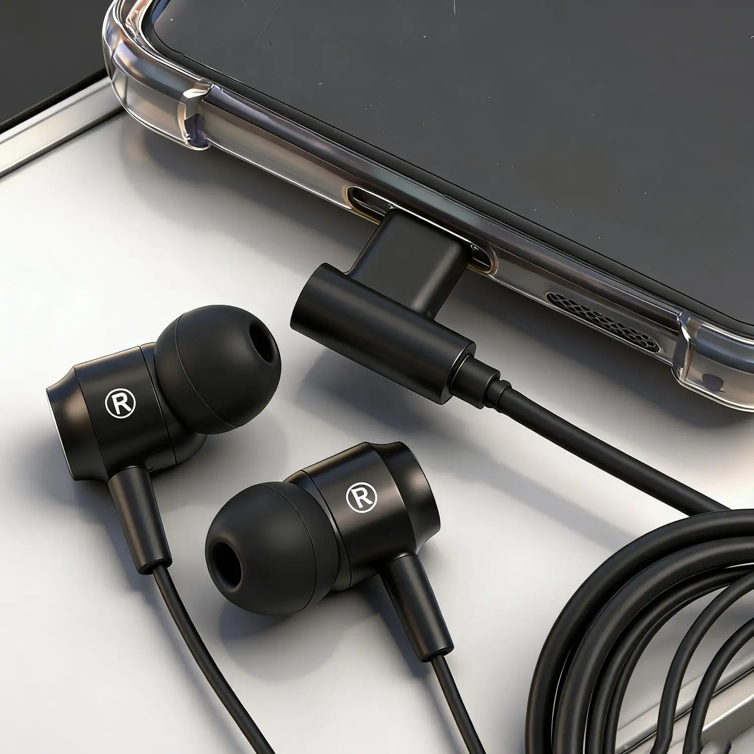 Magnetic USB-C Wired Gaming Headset with Hi-Fi Audio In-Ear Headphones