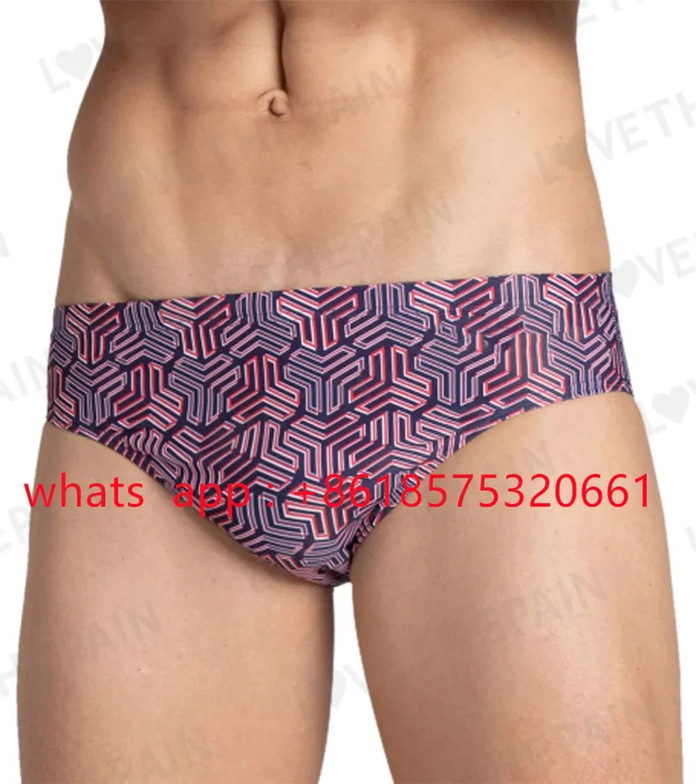 Men Triangular Jammers Summer Trunks Professional Swim Surf Shorts Beach Trunks UV Surfing Swimming Gym Tights New Swimsuit