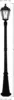 Solar Outdoor Lamp Post Light,Black Cast Aluminum and Beveled Glass Panels,Warm White LED with Omni-Direction Reflector, 87-inch 5