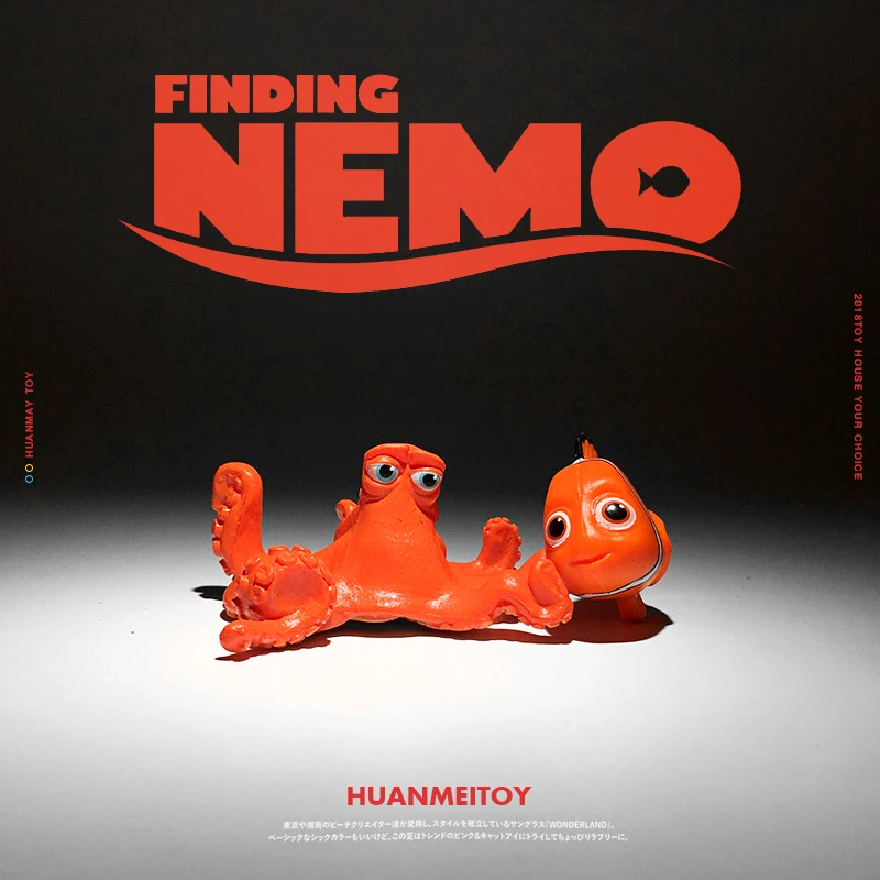 

Disney 24piece 3-5cm Classic Finding Nemo the cute Nemo and octopus action Figure Collectible Model Toys
