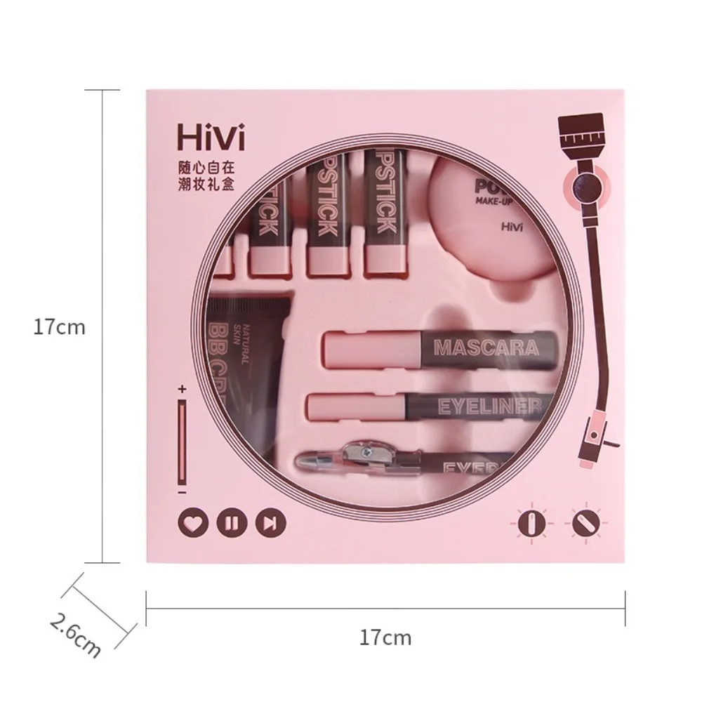 Lipstick Set Eyebrow Pencil Gift 9pcs