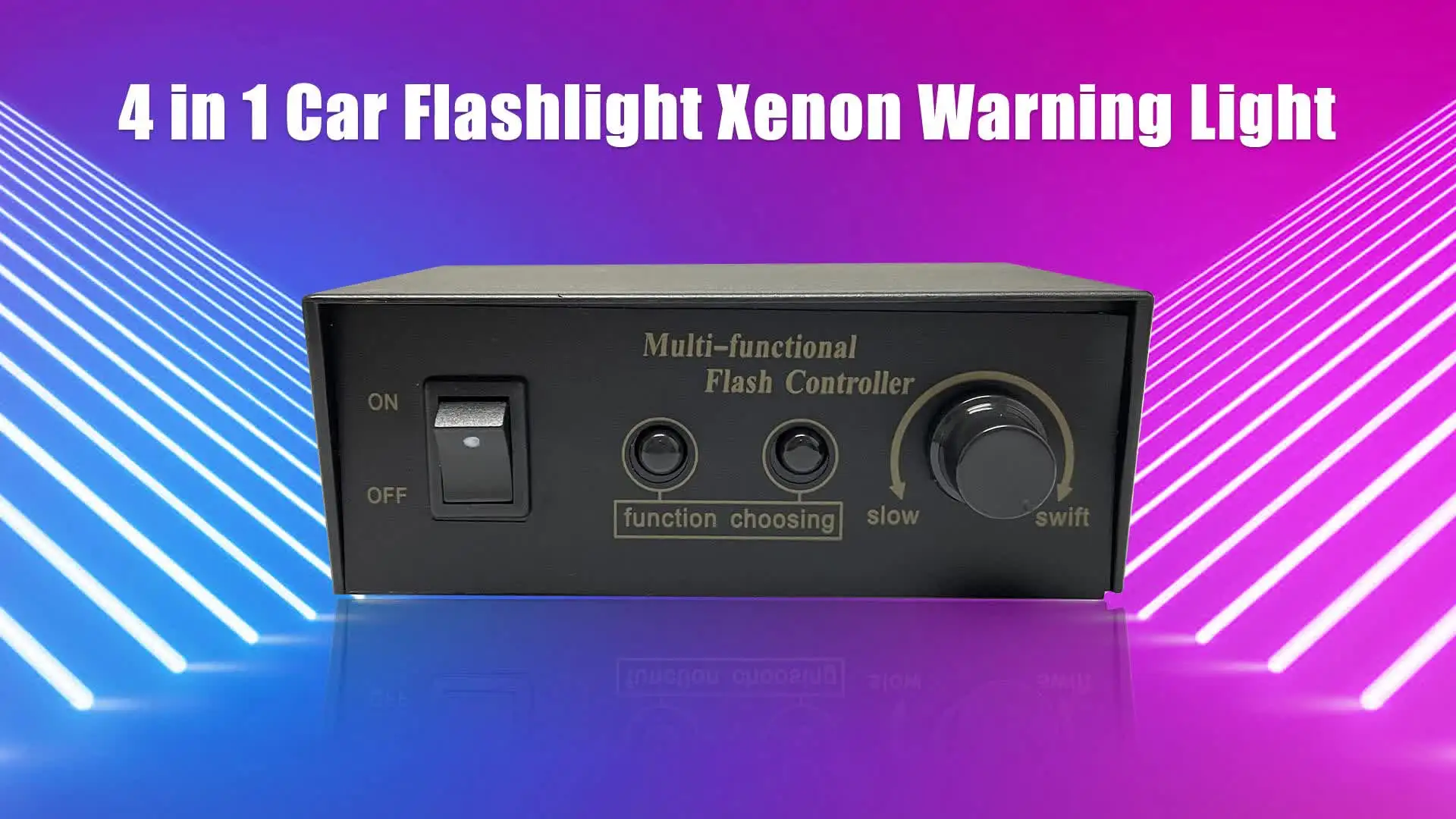 キセノンランプフラッシャーとIRストロボ装置