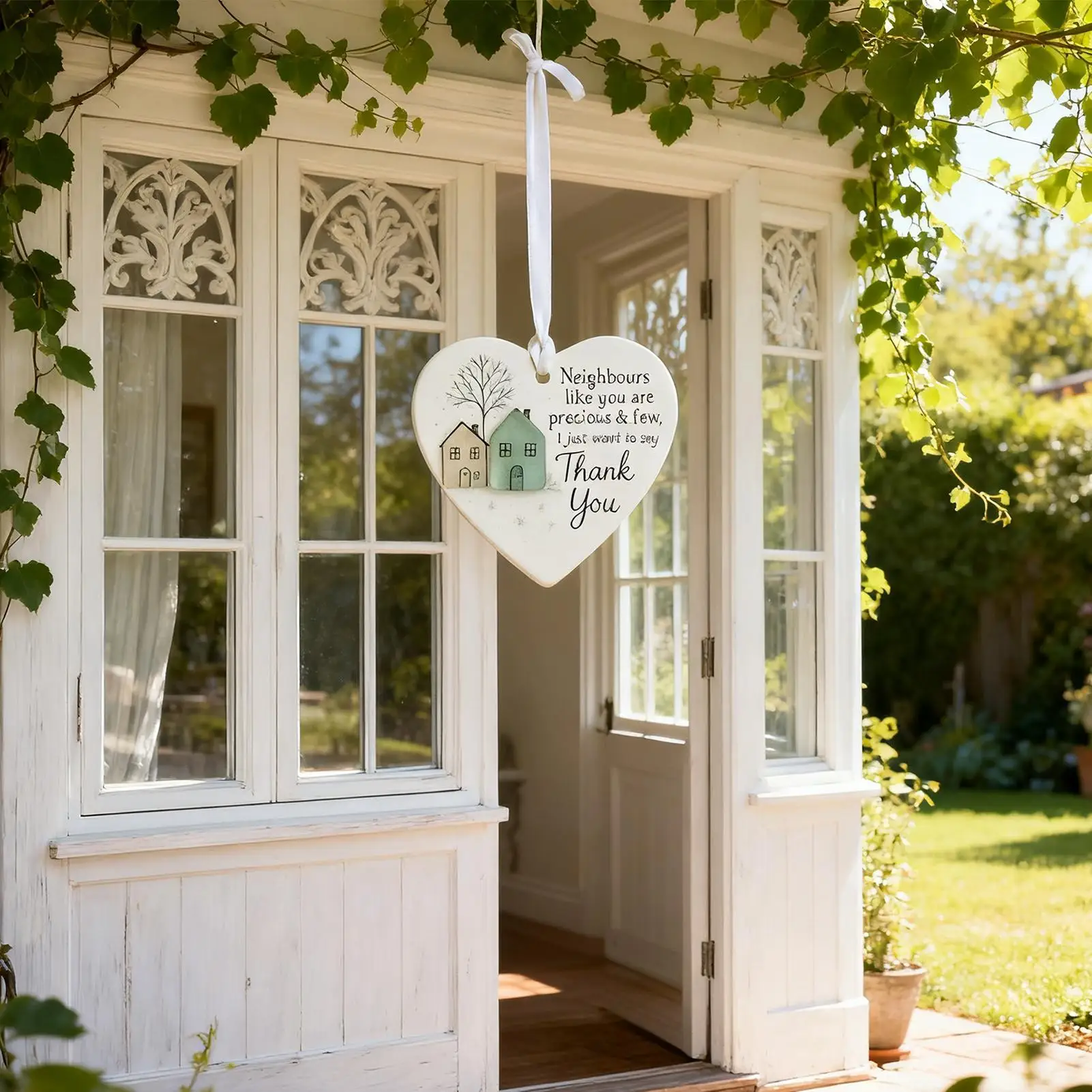 Christmas Tree Decorations Neighbours Thank You Appreciation Favors 2D Acrylic Ornament Gifts Christmas Tree Window Door Decor