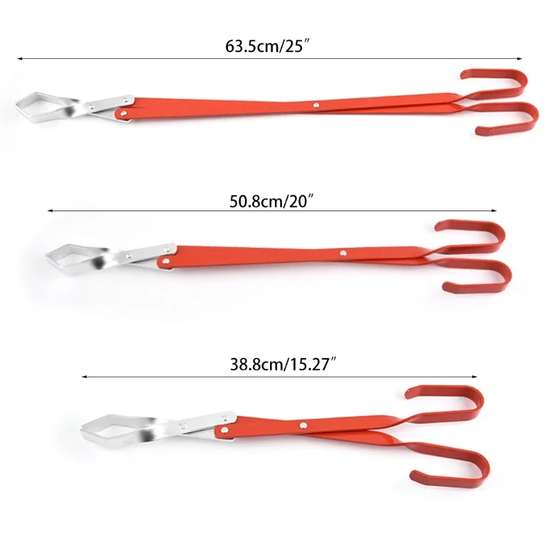 Aluminum Barbecue Carbon Clip Household Long Handled Charcoal Clip Kitchen Multifunctional Food Bread Clips Practical New