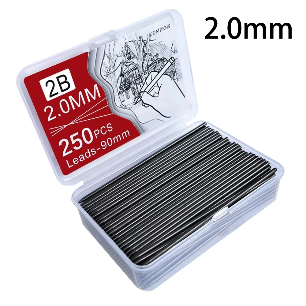 A box full of 0.5/0.7/0.9/1.3/2.0mm HB, high-quality shatterproof lead core, office and study supplies 4