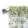 ZEDLIYU Valances for Windows Kitchen Living Room Small Window  Bedroom  Room Decor Valance Lemon 1 Panel 5