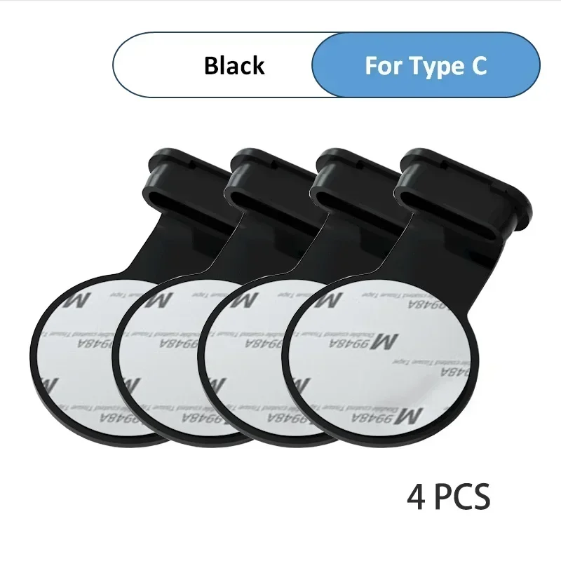 4Pcs-Black-TypeC
