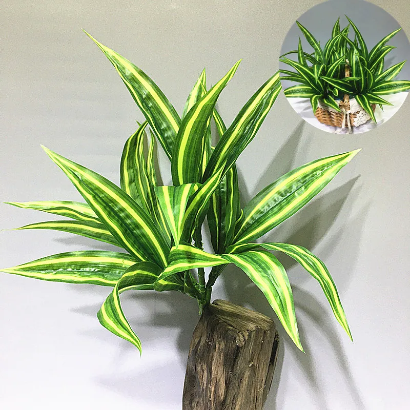 Artificial Green Palm Tree Arrangement - Desktop Home and Office Decor