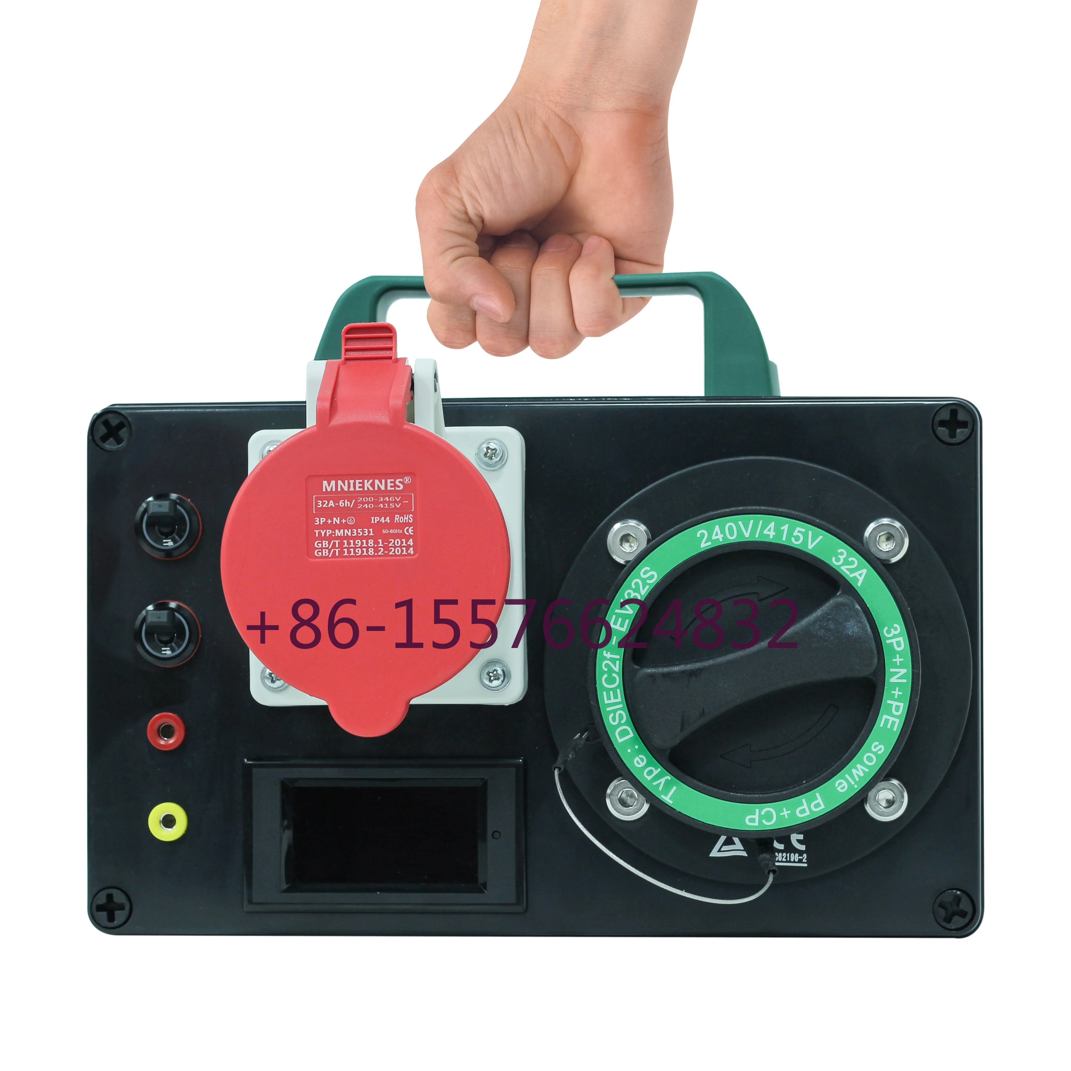 

Portable ev charger tester equipment with type 2 socket three phase /ev charger tester simulator portable ev vehicle tester