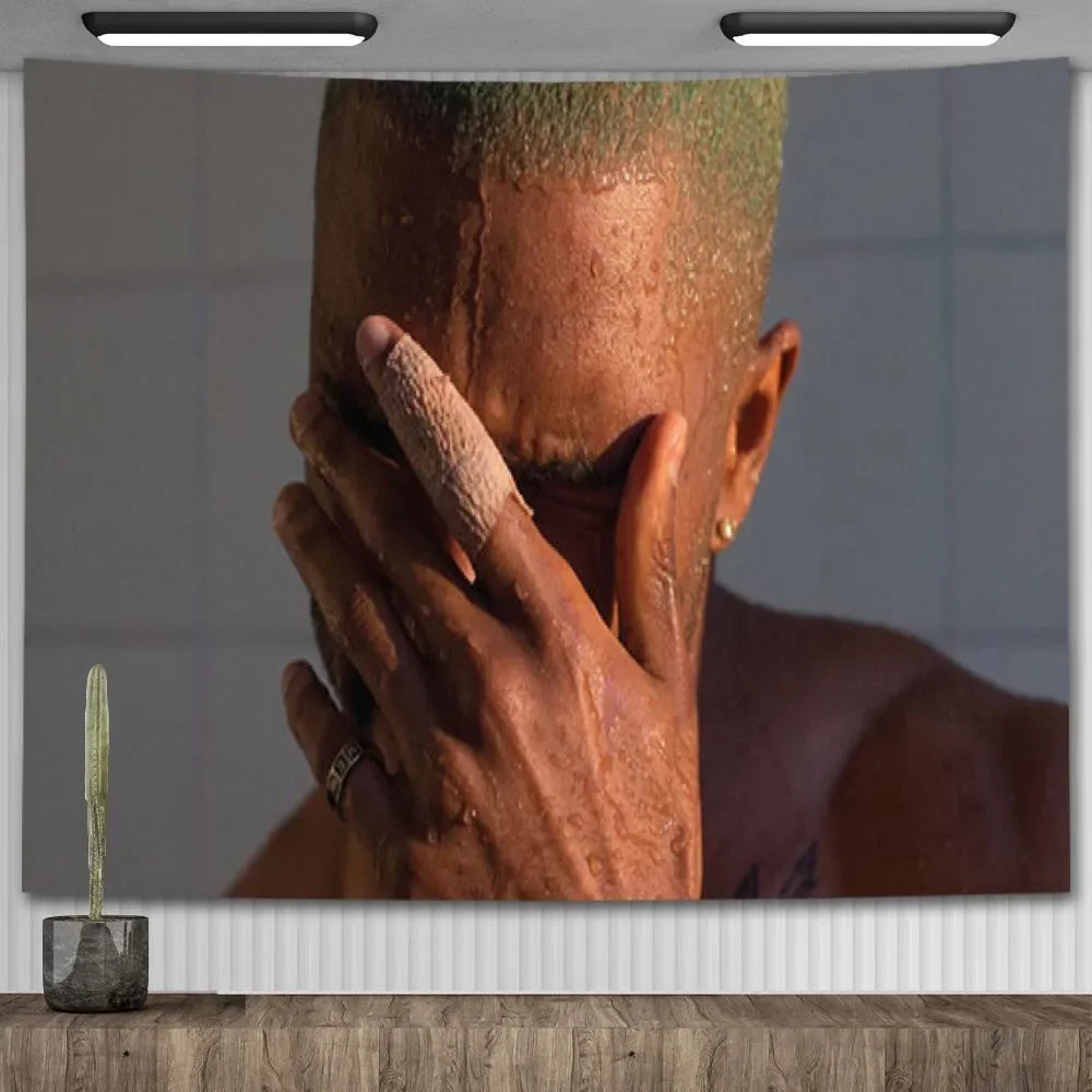 Blonde Frank Ocean Album Tapestry Wall Decor Art Poster Funny Meme Tapestry Aesthetic Bedroom Home Decoration Party Backdrops