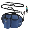 QUESHARK Customized Logo Multi-Functional Sports Running Fitness Training Dog Waist Bag Outdoor Pet Fanny Pack With Leash 1