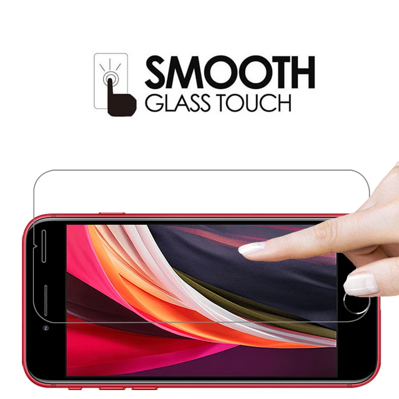 vetro temperato protettivo per apple iphone se 2020 2 protezione schermo su iphonese2 se2 se2020 pellicola di seconda generazione i phone iphon - immagine 5
