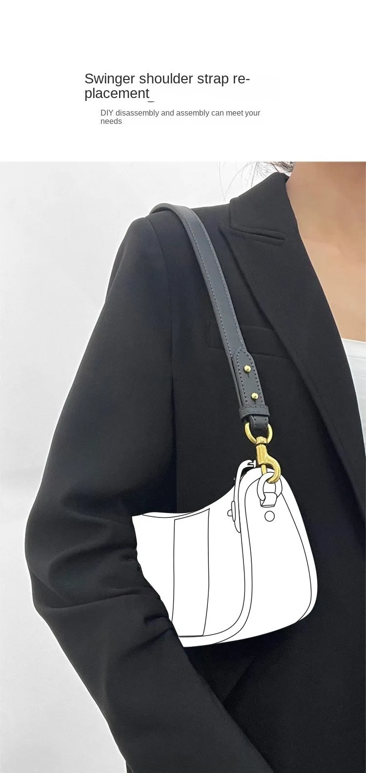 Shoulder Strap Transformation Bag, Bag Transformation Accessories