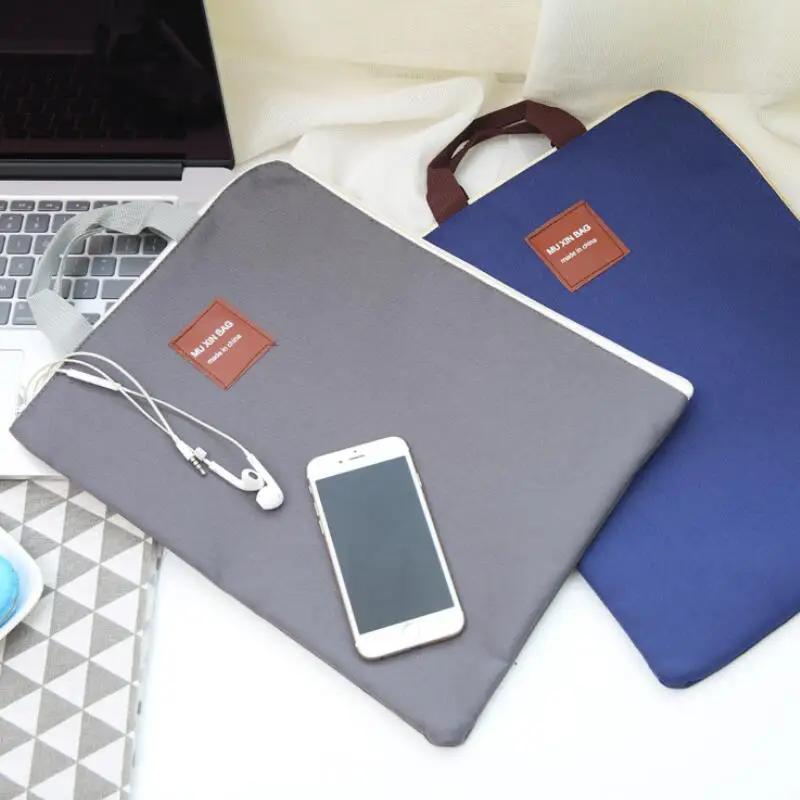 Canvas File Folder Large A4 Document Storage Organizer