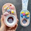 Automatic Toothpaste Dispenser Dustproof Wall Mounted Dental Cream Dispenser Punch Free Plastic Detachable Bathroom Accessories 3