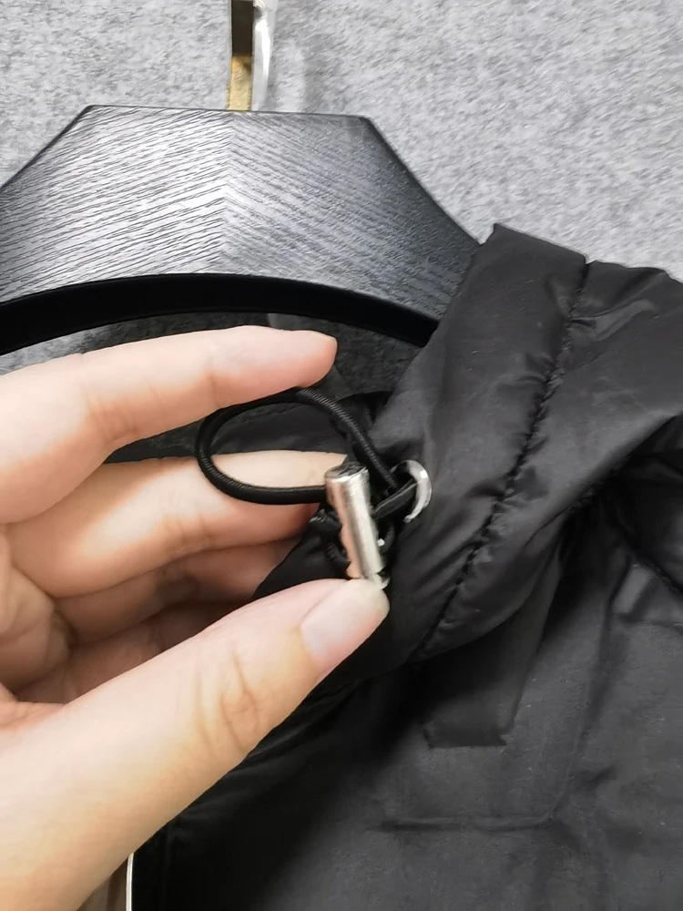 Luxury Oversize down jacket with hooded Women's 2025 Fall winter Casual Batwing sleeve puffer coat Warm Outerwear INKEO DJ514