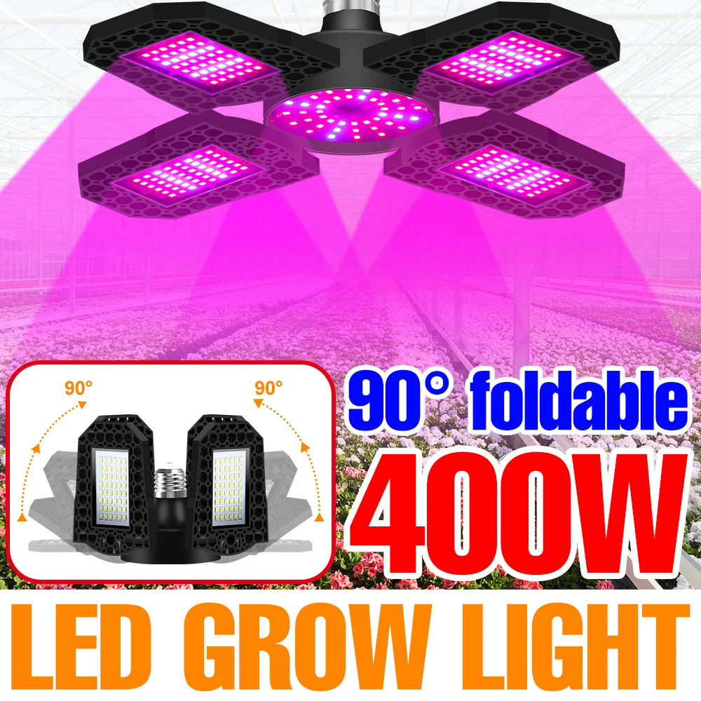 Plant LED Grow Light Full Spectrum Phytolamp Indoor Flower Seeds Hydroponics Cultivation Lamp For Greenhouse Vegetable Grow Tent