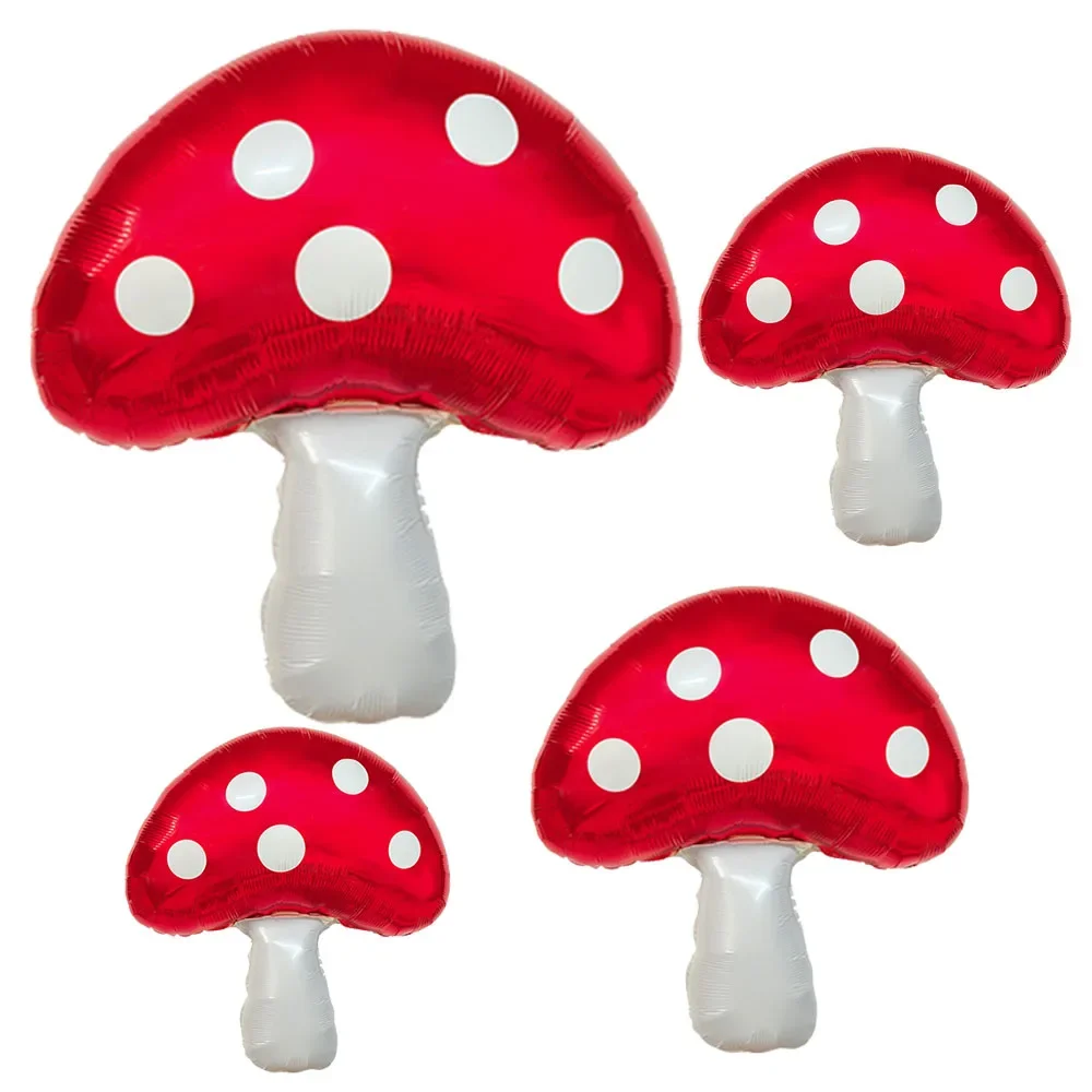

5/9Pcs Mushroom Foil Balloons Cute Forest Plant Theme Balloon for Mushroom Birthday Baby Shower Wedding Decoration Supplies