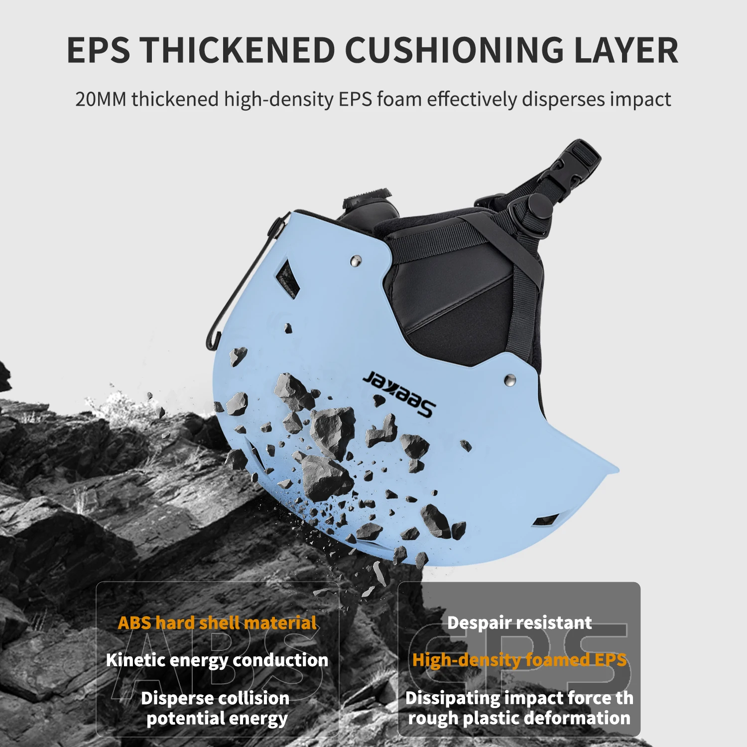 SEEKER Professional Windproof Ski & Snowboard Helmet 3