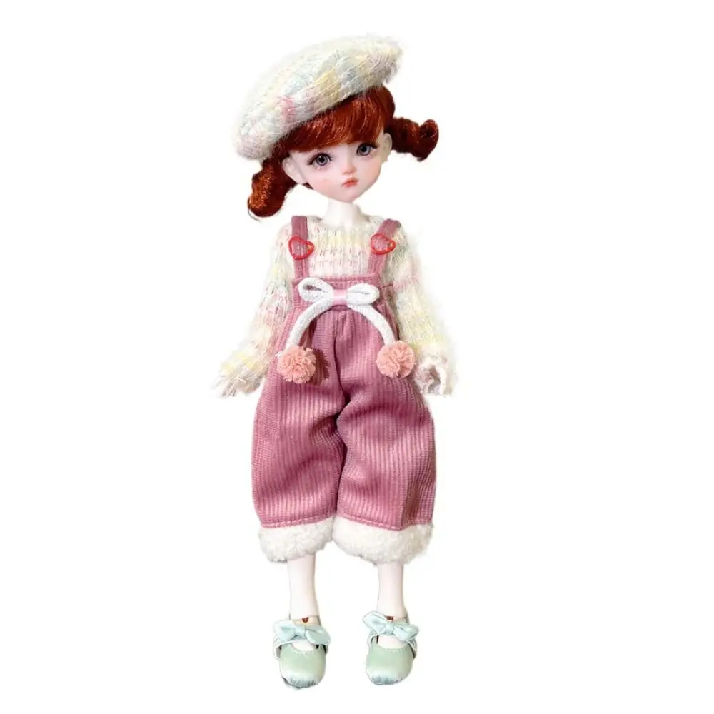 Doll Clothes 1/6 BJD Doll Fashion Outfit Set Pretty Dress Hat Headwear Girl Toy Gift Doll Accessories No Dolls No Shoes 2