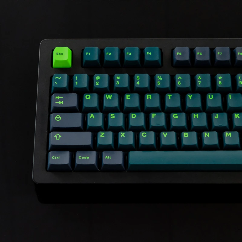 Abs Double Shot Key Caps Cherry Perfil Keycap para 61 64 68 84 87 96 980 104 Chaves Grupo Ícone Gmk Wavez 253 Chaves - Imagem 4