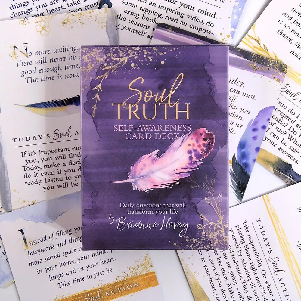 Soul Truth Self Awareness Card Deck New Tarot Cards for Beginners with Guidebook Card Game Board 5
