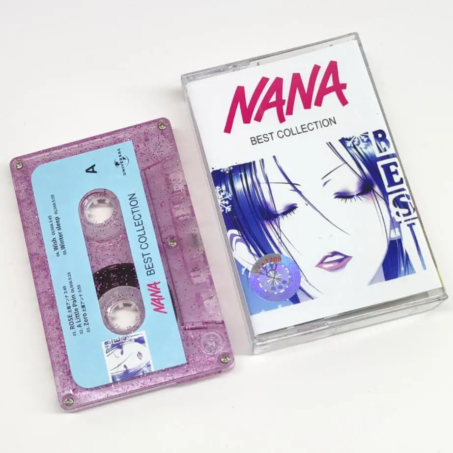

New Anna Tsuchiya NANA Music Tape Oosaki Nana BLAST Album Cosplay Cassettes Soundtracks Box Recorder Car Walkman Tape Prop Gifts