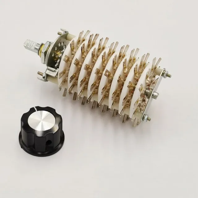 1pc Ceramic Channel Band Rotary Switch Selector 8P11T 8-Pole