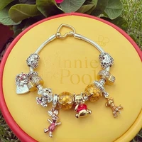The Disney Winnie the Pooh Tigger Charms S925 Beads Fit Bracelet Sterling Silver DIY Jewelry Kids Women With Original Brand Logo 2