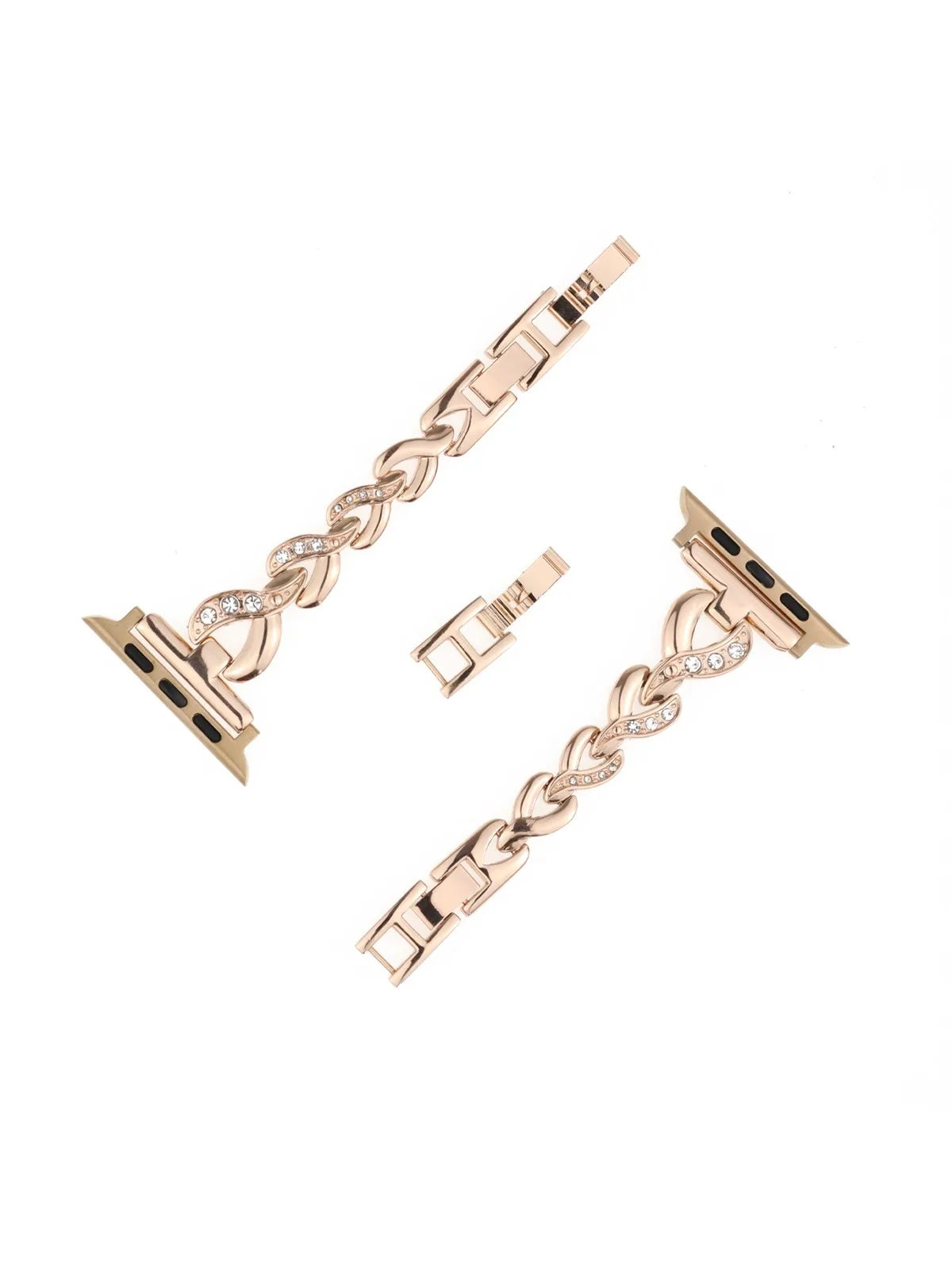 Bracelet de montre en acier inoxydable pour iWatch Ultra 2 Series 10/9/8/7/6/5 Bracelet de montre tendance 42/44/45/46/49 mm 38/40/41 mm_voghion.com