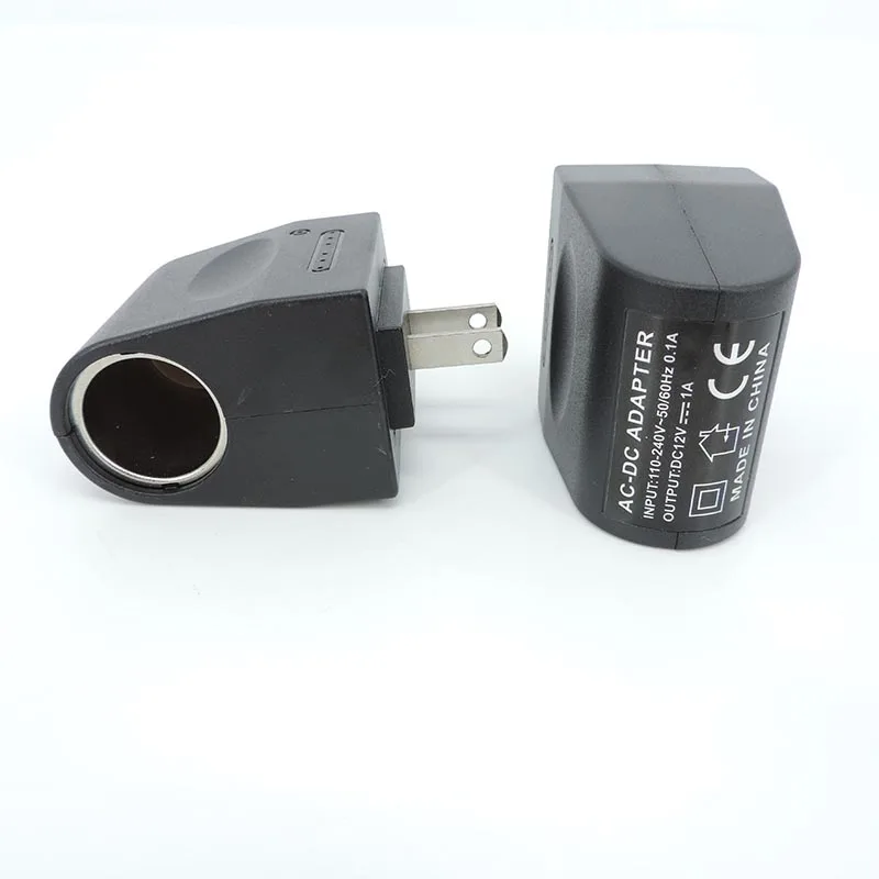 AC 220V To DC 12V 0.5a 1a 2a Car Cigarette Lighter Adapter EU Plug Auto Accessories Converter Interior Parts Black q1,plug adapter,electrical socket