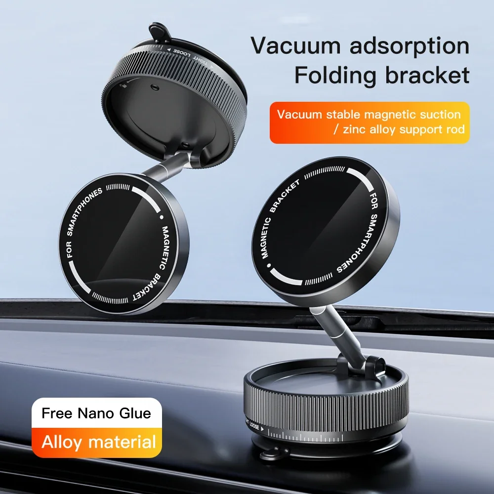 Magnetic Suction Phone Mount Ultra-Strong Magnetic Car Phone Mount
