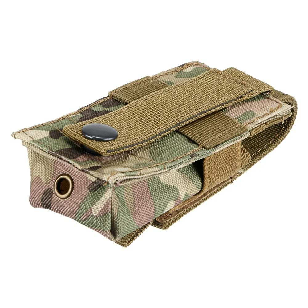 Waterproof Nylon Tactical Flashlight Bag for Outdoor Hunting