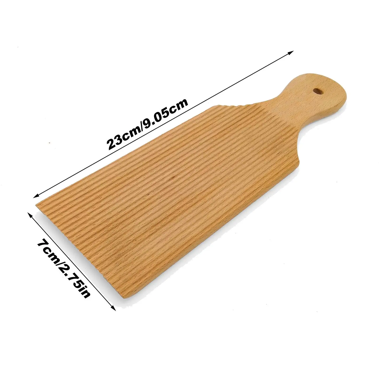 Gnocchi Pasta Plate Pasta Tools/Butter Maker Wooden Stripe Pattern/Spiral
