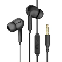 Universal Earphone 3.5mm Jack Wired Headphones With Microphone HiFi Stereo Earbuds Sports Headsets For Xiaomi Samsung Redmi POCO 1