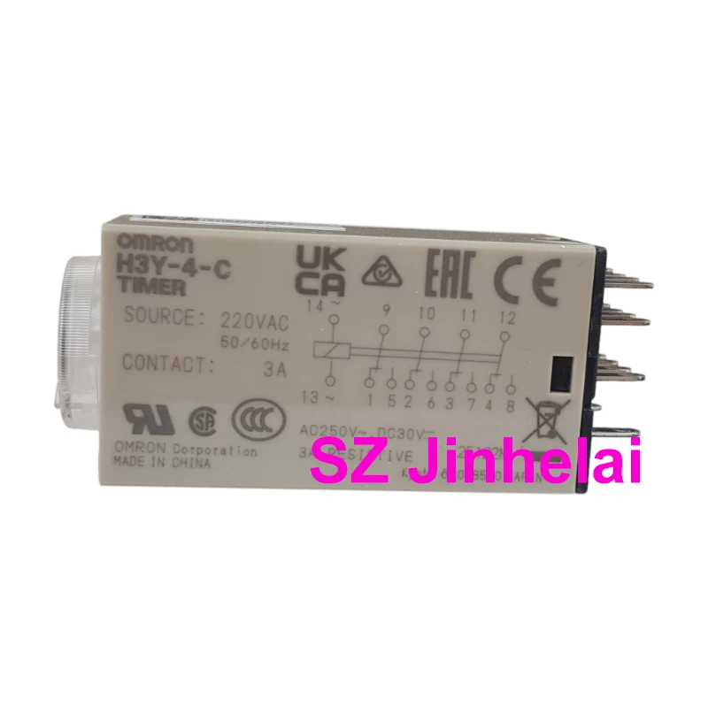 Omron H3Y-4-C ac220v autêntico original atraso relé