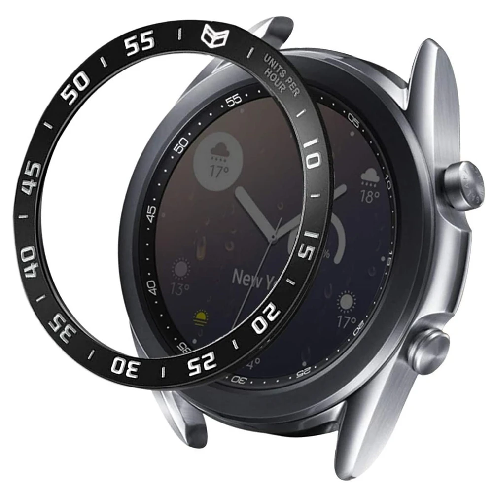 Per Galaxy Watch 3 45Mm 41Mm Bezel Loop Styling Cover Per Samsung Galaxy Watch 3 Bezel Ring Anti Scratch & Collision Protector