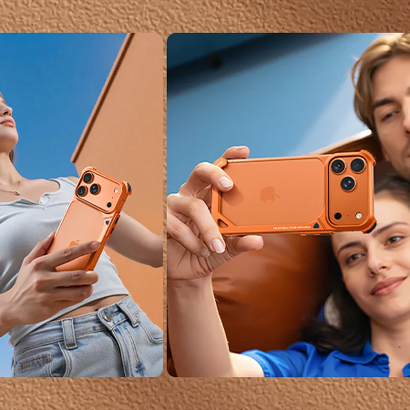 Eary Ultra-Thin Aluminum Shockproof Phone Case - Slim Frameless Design
