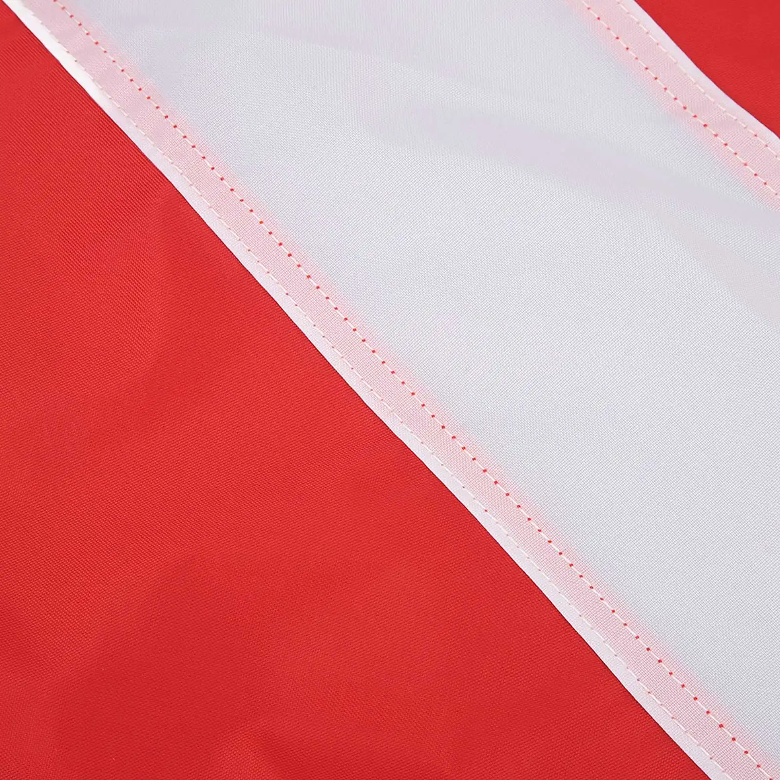 49x59cm Red White International Diving Flag Bright Colors Nylon Diver Down Flag For Underwater Activities 3