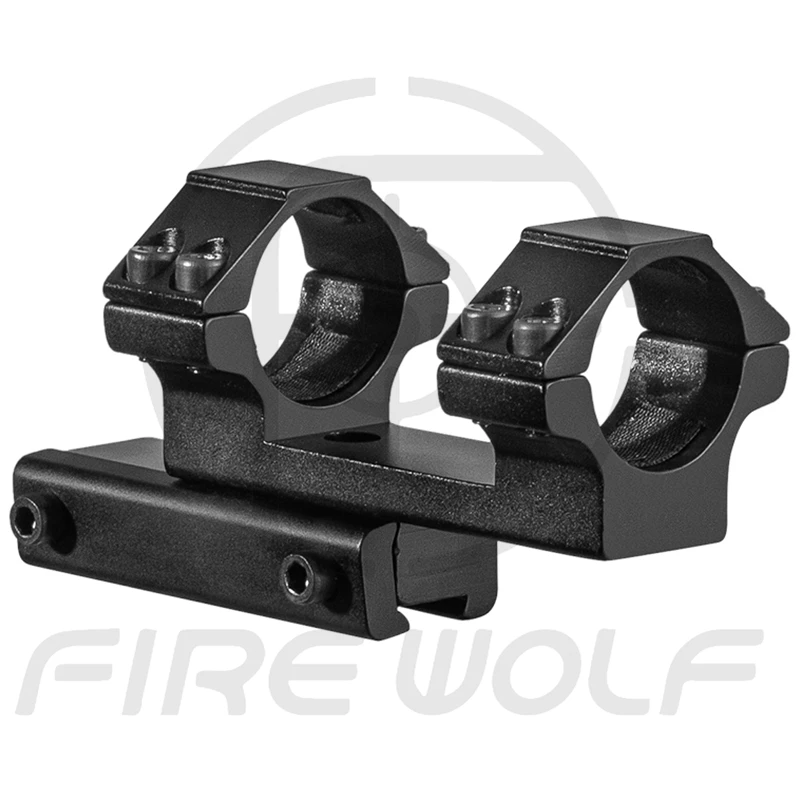 FIRE WOLF Extended DIY 25.4mm Ring 11mm Dovetail Rail Z Type Scope Mount Fit For Rifle Scope Hunting
