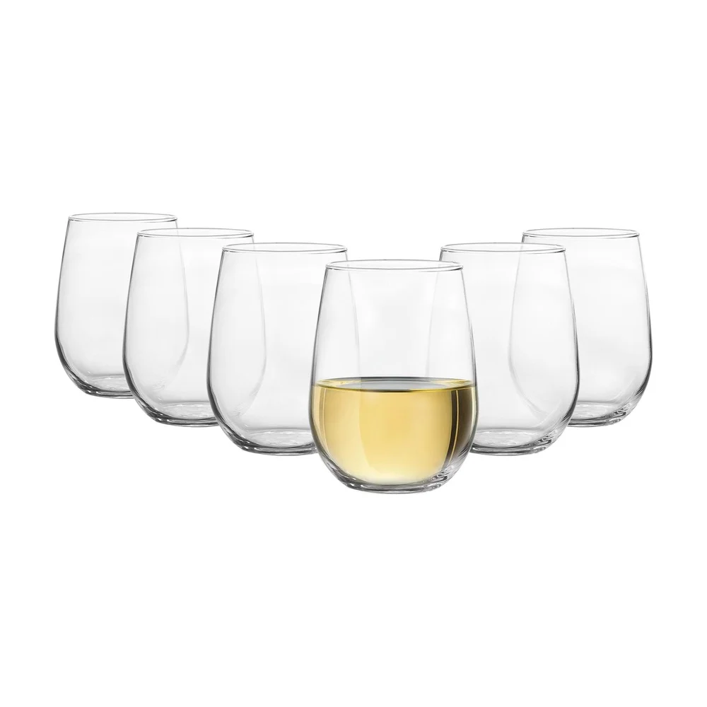 4 pack 17oz Stemless Wine Glass 3