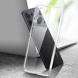 Ultrathin Clear Soft TPU Transparent Armor Phone Case Cover for Reno 8 Pro 5G (Clear)