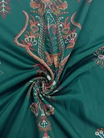 Plus Size Bohemian Ethnic Style Printed Dress, Off-Shoulder Dress, Summer Casual V Neck Short-Sleeved Dress, Plus Size Clothing - Image 3