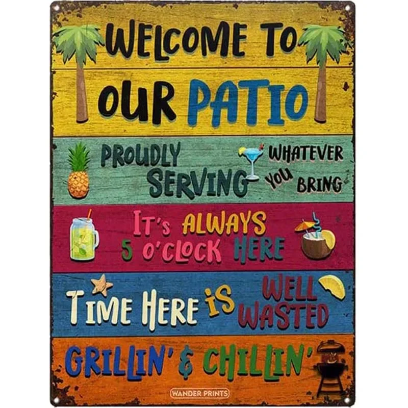 

Wander Prints Home Decor Sign - Funny Gift For Family, Friends, Neighbor, Couple - Celebrity on Summer Vibes, Pool party