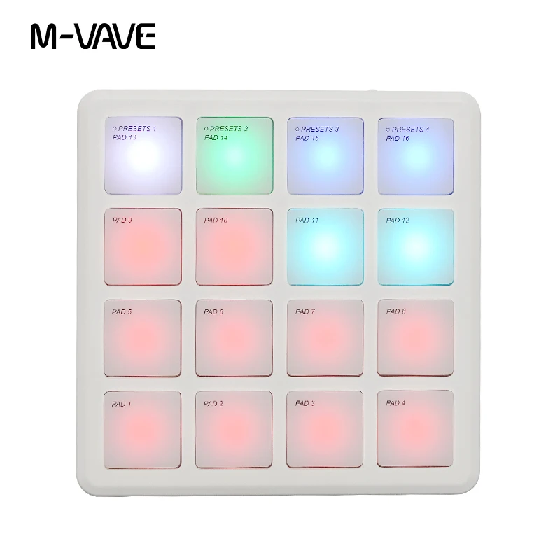 SMC-PAD MIDIパッド　M-VAVE M-VAVE SMC-PAD Wireless MIDI Controller Suitable Percussion