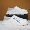 Plus Size 4849 Winter Men Slippers Warm Fur Home Slippers for Men Fashion Plush House Cotton Shoes Womens Wear Slides New