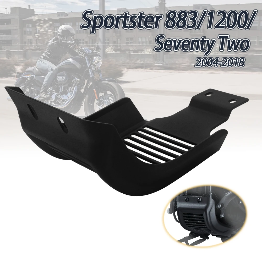 

Motorcycle Engine Guard Bash Skid Plate Cover For Sportster XL 883 1200 2004-2018 Seventy Two XL1200V Iron 883 XL883N