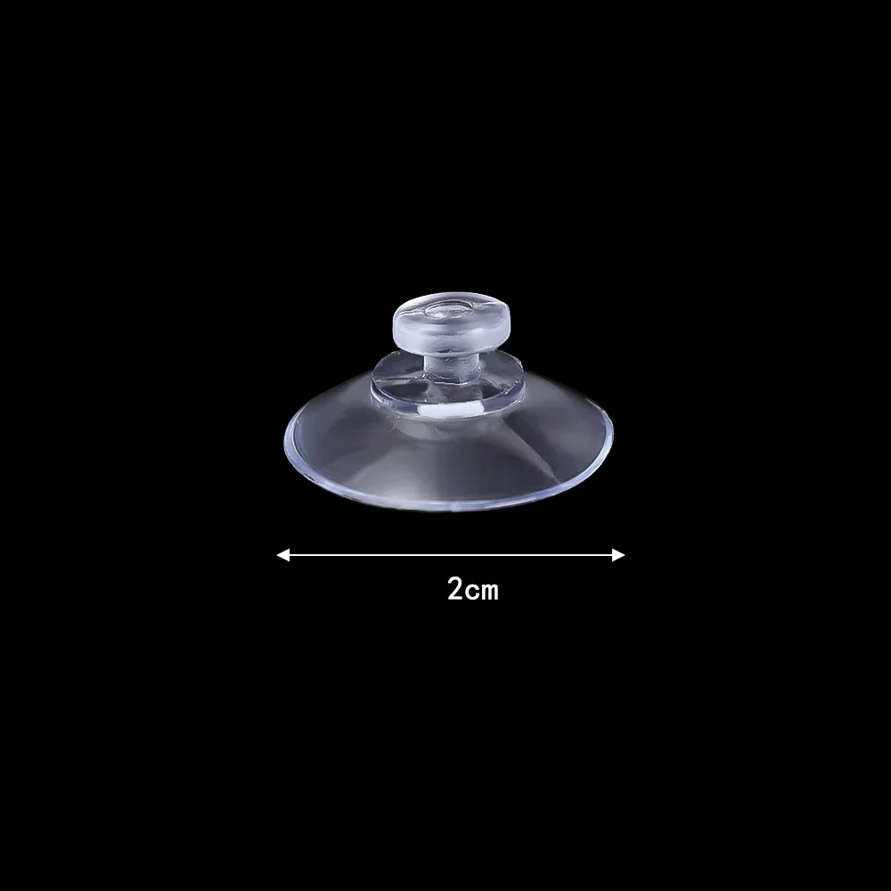 Clear Suction Cup Hooks - Multipurpose Transparent Plastic Hangers