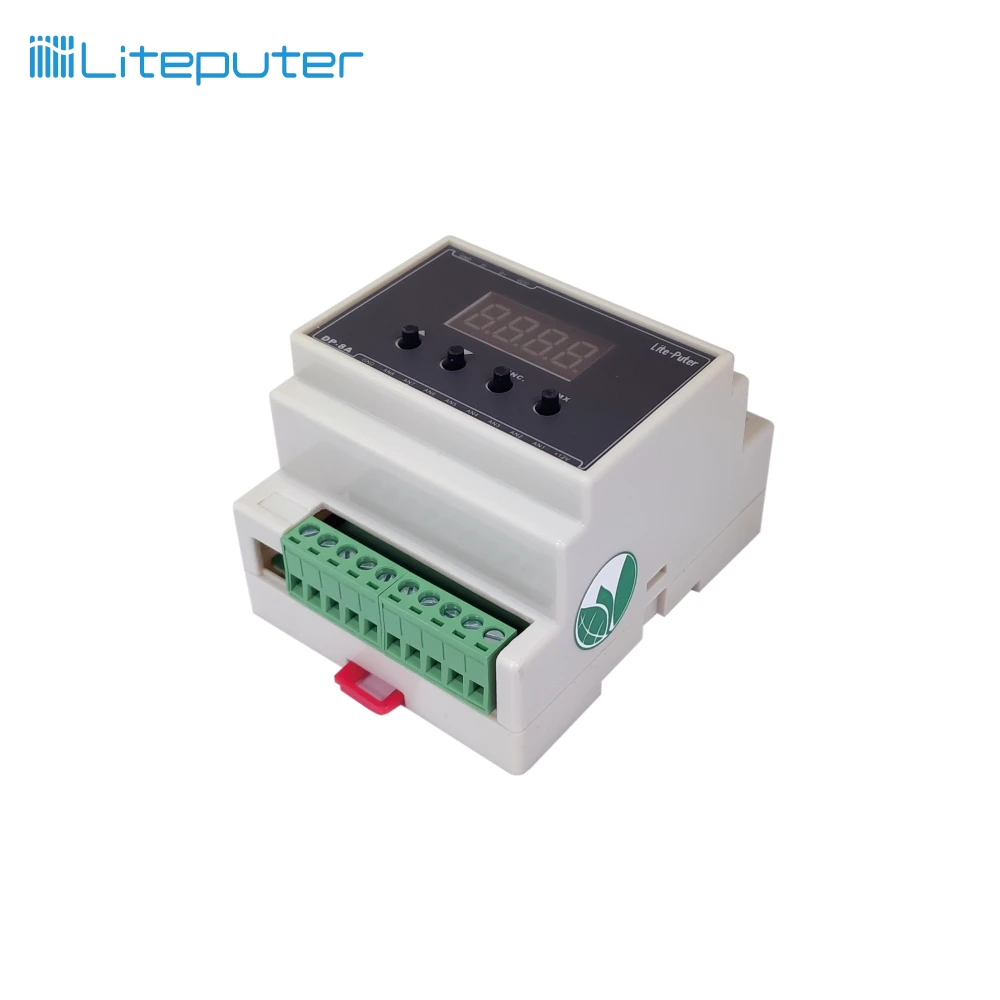 DC 12V 1A 8 channels analog to DMX converter