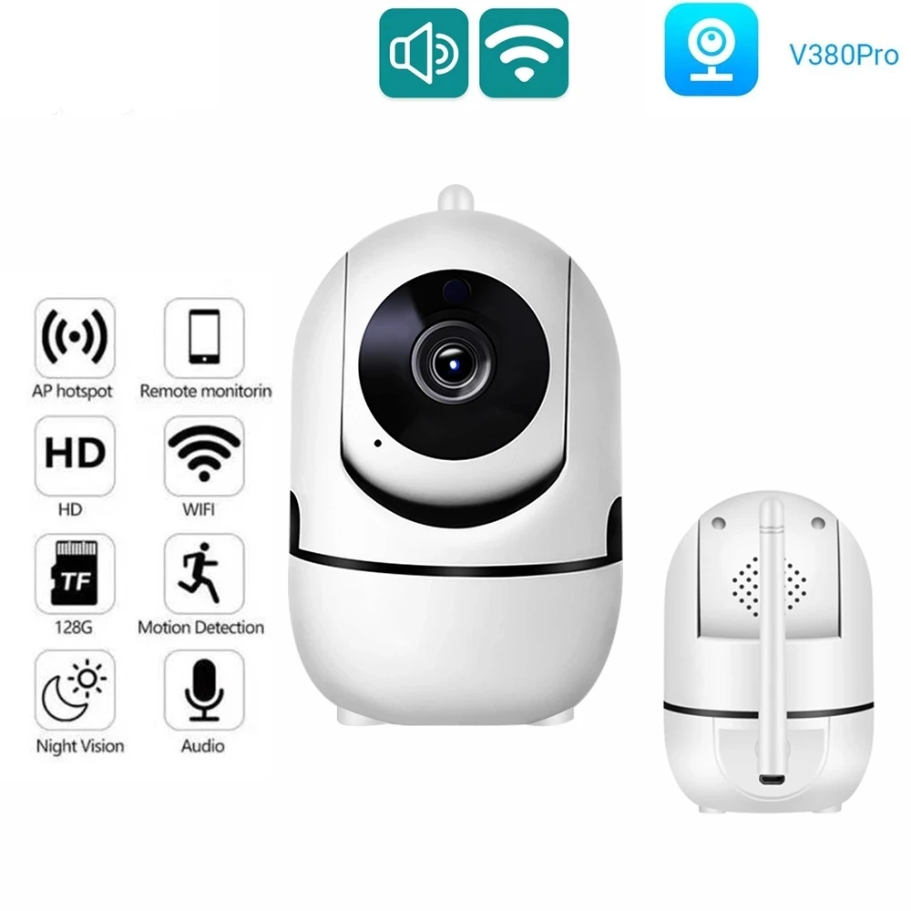 Mini V380 Pro Wireless IP Surveillance Cameras Smart Home Security Protection Wireless CCTV Camera Two Ways AUDIO Baby Monitor mini v380 pro wireless ip surveillance cameras smart home security protection wireless cctv camera two ways audio baby monitor